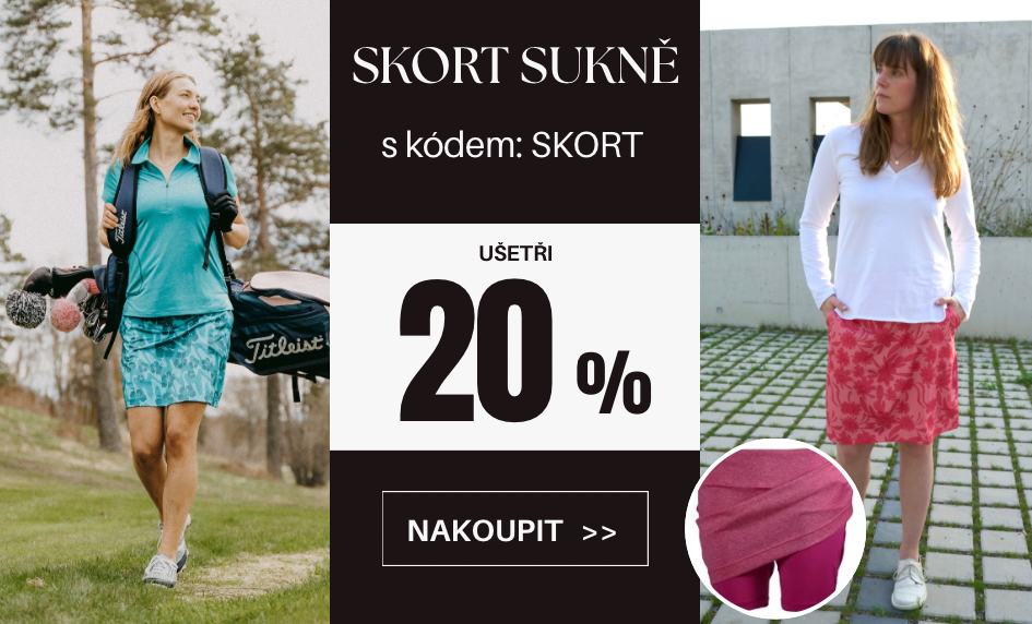 Letní výprodej sukní Skort s kódem SKORT