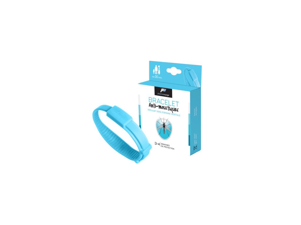 Image Bracelet anti moustiques Bleu Pack