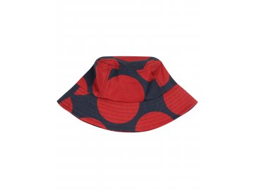 BUCKET RAIN HAT DK NAVY DK RUST MEGADOT 1920px