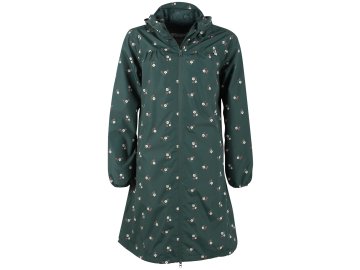 DANEHELEN RAINJACKET DEEP FOREST MINIFLOWER