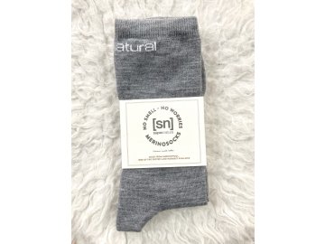 Merino ponožky All Day 2-pack [sn] - metal grey/fresh white