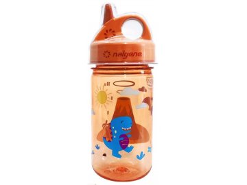 dětská láhev grip´n gulp - orange/volcano