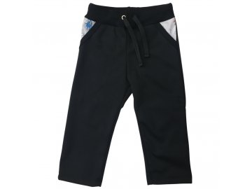 Dětské softshellové kalhoty Promaledobrodruhy WOW elast Dobrodruzi black