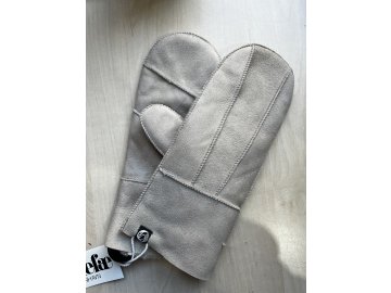 Kožené palčáky No Waste Sheepskin Danefæ - sand