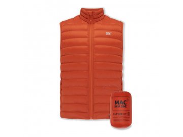 Mac in a Sac Men's Alpine Gilet Burnt Orange 07