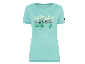 damske funkcni merino triko kratky rukav camping nights super natural wasabi