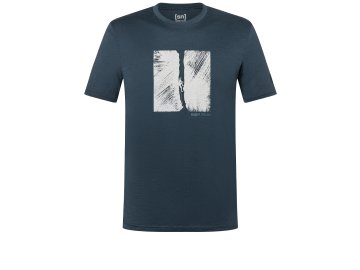 Pánské merino_trikol.CREVIC_TEE_[sn]_blueberry/feather