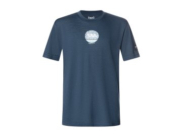 Dětské merino triko Tulips Tee [sn]super.natural - blueberry