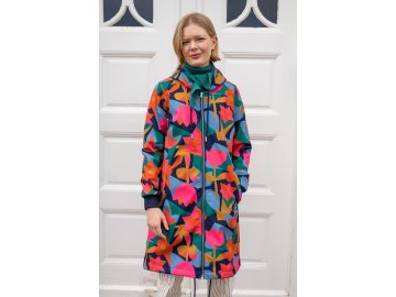 Dámské softshellový kabát Danekarla navy geofleur 7