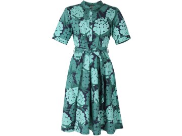 Dámské letní šaty DANERIBE POPLIN STRETCH Danefae DK NAVY MAXIBERRY