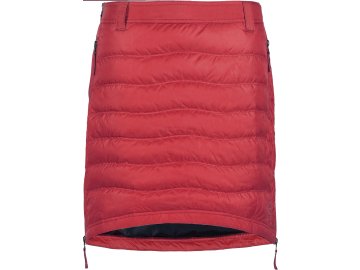 Zimní prošívaná péřová sukně Short Down Skirt red granite