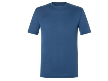 Merino triko kratky rukav Sierra Tee SN shadow blue 1
