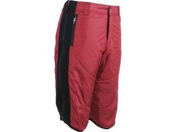 Červe celorozepínací dámské lyžařské šortky Ana SKHOOP
