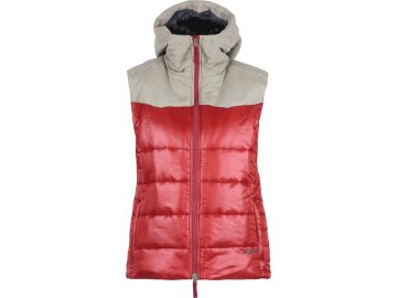 červená dámská bundová vesta zateplená Vera SKHOOP