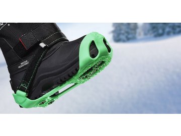 Detské protiskluzové návleky na boty Nordic Grip zelené