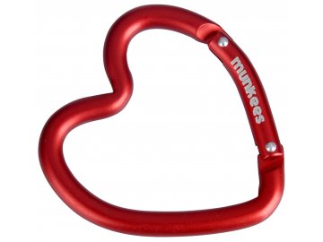 Decorative key ring Carabiner in the shape of a heart Munkees