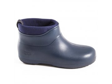Gumové zateplené zimní holinky s protiskluzovou podrážkou Wets Nordic Grip navy