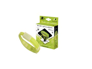 Image Bracelet anti moustiques Vert Phosphorescent Pack