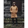 Oversize péřová dánská parka gold
