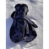 Women's mittens Danehandy Danefæ - black hortensia