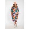 Letní šaty Danetiki Viscose Dress Danefæ - cold purple trops