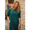 Danebasic Good News Dress DK navy verde 1