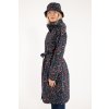 Dámský jarní nepromokavá parka Danelisabeth Danefae navy botanical