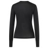 Dámské sportovní lyžařské merino triko W SIERRA140 LS [sn] - jet black