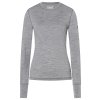 Dámské merino triko W SIERRA140 LS [sn] - cashmere grey melange