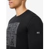 Merino triko s dlouhým rukávem pro muže černé Swiss Lodge LS [sn] - jet black