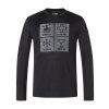 Pánské merino triko Swiss Lodge LS [sn] - jet black