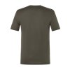 Tmavě zelené triko na sport z merino vlny s krátkým rukávem CREVASSE TEE [sn] - black ink