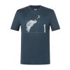 Pánské merino triko M JUMPING JACK TEE [sn] - blueberry/vapor grey