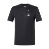 Pánské merino triko M TEABAG WORLD TEE [sn] - jet black/vapor grey