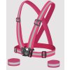 ruzovy dětsky reflexni set vesta naramky Kids Safe Play NordicGrip
