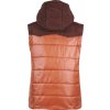 Oranžová dámská bundová vesta zateplená Vera SKHOOP