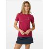 Dámské merino triko Bergglück Tee [sn] beet red:feather grey 3