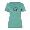 Dámské triko merino MRS CRAB TEE [sn] lagoon green:various 1
