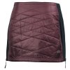 Zateplená sportovní sukně na běžky se strečovými boky Kari mini SKHOOP ruby red