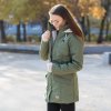315 3 damska zimna bunda na nosenie olive