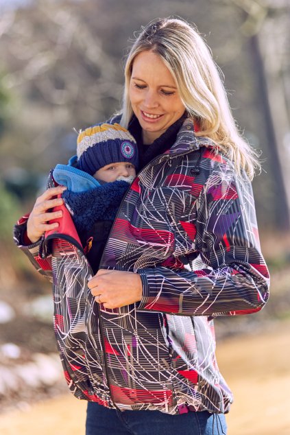 Nosicí bunda Gemini, nošení dítěte na břiše i na zádech