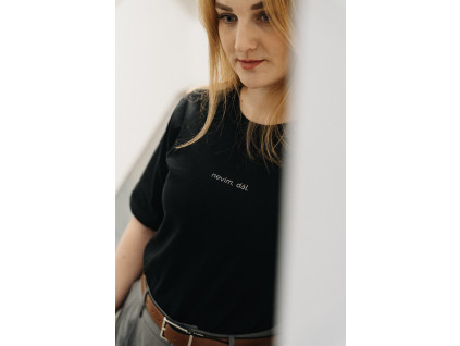 Tričko nevim, dál. – černá