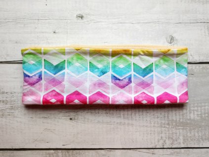 Zimní čelenka hladká barevná