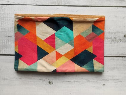Nákrčník barevná geometrie 52