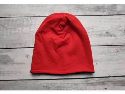 Čepice zateplená | red
