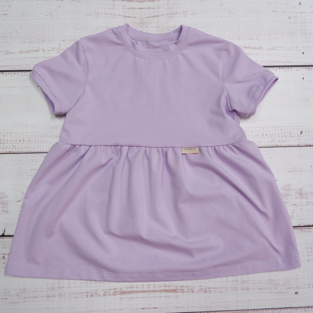 Dívčí šaty Jednobarevné Úplet (B - Barva Velbloud, C - Velikost Děti 122 (cca 6 - 7 let))