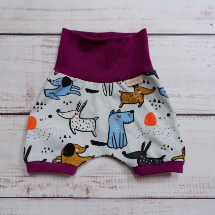 Kraťasy Baby Hafíci, Fuchsie