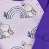 Mikinka Baby Zajíček s duhou, Levandule3