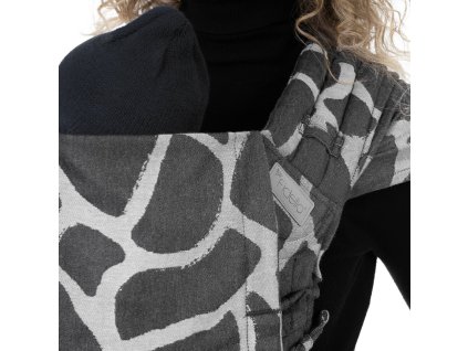 flyclick plus halfbuckle baby carrier giraffe anthracite toddler