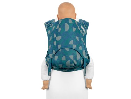 Ergonomické rostoucí nosítko Fidella FlyClick Plus - Kaleidoscope Ocean Teal